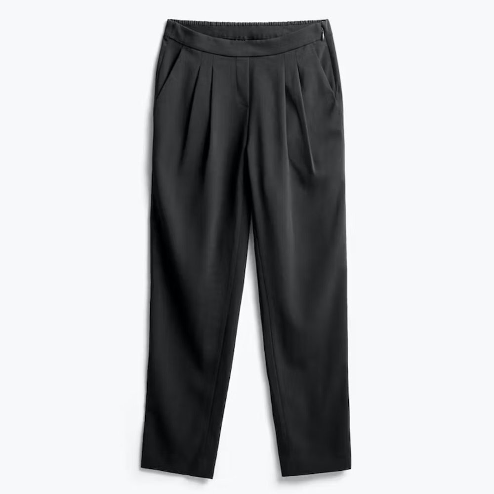 Ministry of Supply | Swift Drape Pant - Black - Size 12